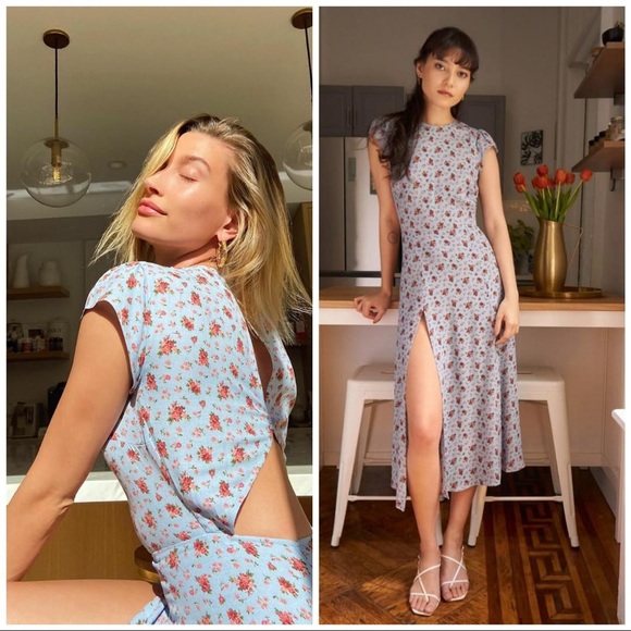 Reformation Dresses & Skirts - SOLD NWT Ref Gavin dress Petunia ASO Hailey Bieber